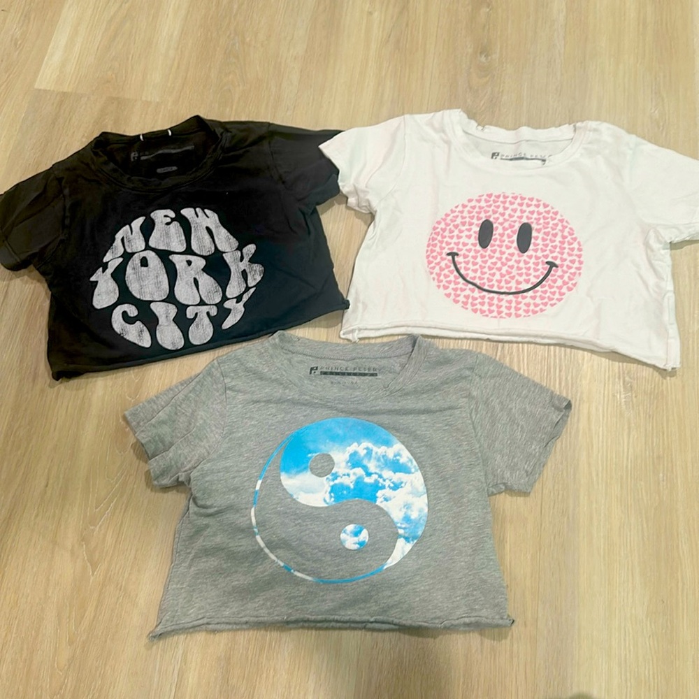 3 Prince Peter collection tee shirts